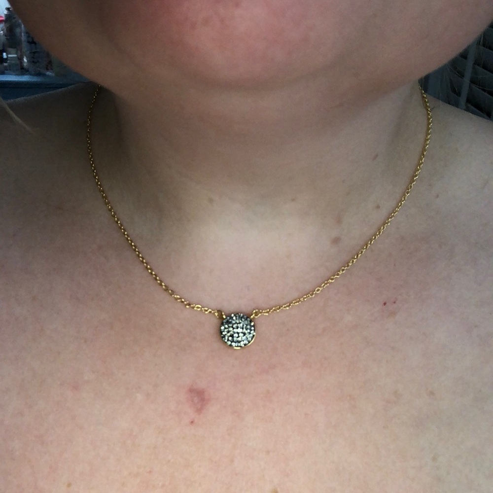 Studded Circle Necklace